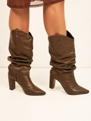 Bota Slouch Cano Alto