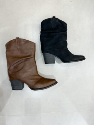Bota Slouch cano medio