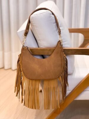 Bolsa feminina com Franjas