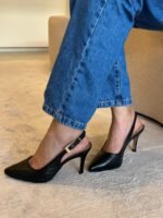 Slingback clássico salto médio