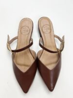 Slingback clássica de couro